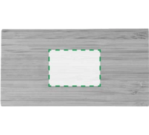 Draadloos opladen bamboe powerbank